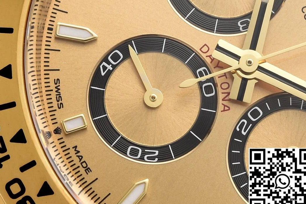 Full Daytona M126508 Cosmograph Rolex Clean Gold Factory 0302